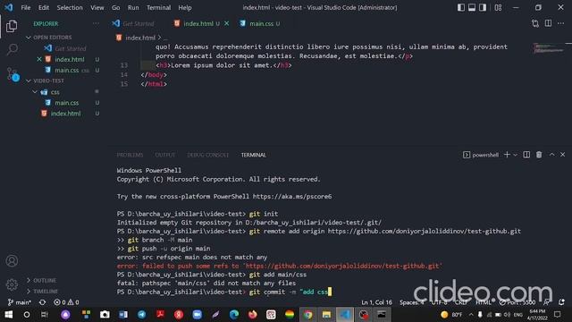 Proyektni Githubga Joylash