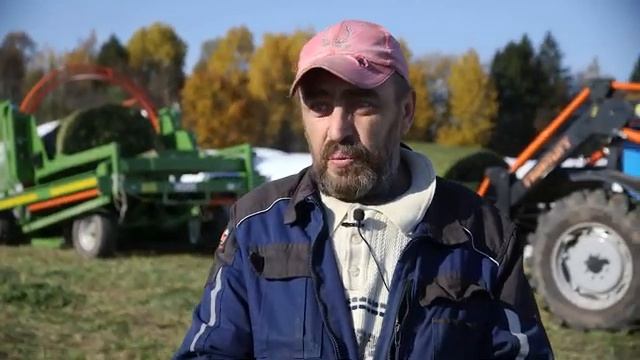 Полный переход на технологию заготовки сенажа в линию за 1 сезон, Московская область смотреть онлайн