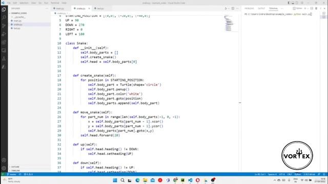 Snake Game Complete Python | Create Snake Game Step By Step For Beginners | #python #gaming смотреть онлайн