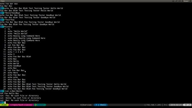 BASH Training Series #1 - History Manipulation смотреть онлайн