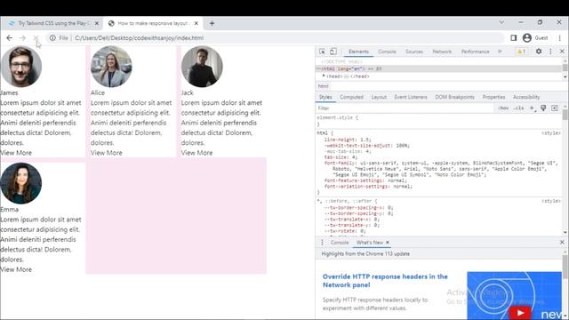 How to make responsive layout using tailwind css смотреть онлайн