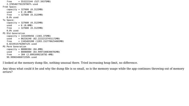 PermGen error in Java, while memory usage seems low (2 Solutions!!) смотреть онлайн