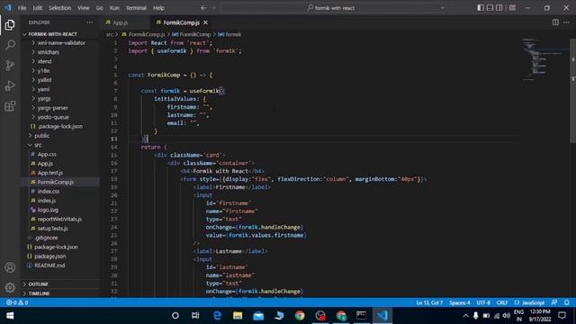 Create React Form Validation using Formik & Yup with ease ? By Sohit Kumar || #sohittalks #reactfor смотреть онлайн