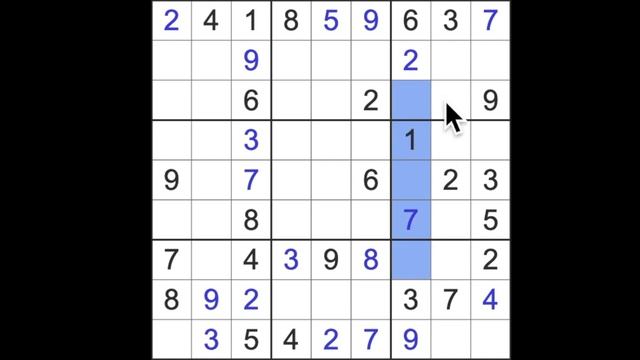 Sudoku solution – New York Times sudoku 10 May 2023 Hard level смотреть онлайн