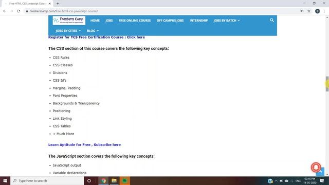 Free HTML, CSS, Javascript Course | Online Certification Course for Beginners | 100% Off смотреть онлайн