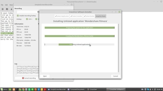 Install Wondershare Filmora in Linux смотреть онлайн