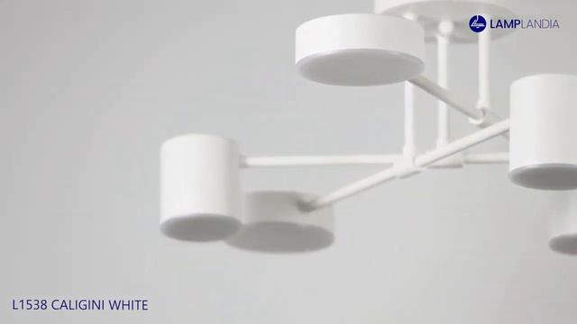 Потолочная люстра Lamplandia L1538 CALIGINI WHITE, LED 3*6Вт + 3*8Вт смотреть онлайн