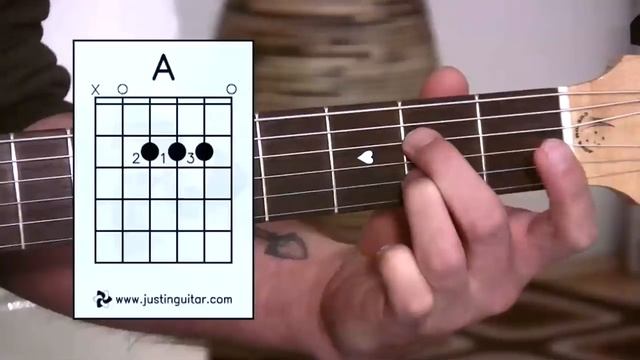 Beginner Guitar Lessons - Stage 1: The A Chord - Your Second Super Easy Guitar Chord [BC-112] смотреть онлайн