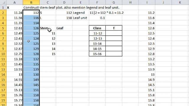 Stem-leaf plot (Decimal) using Excel || Ep-12 || Ft. Nirmal Bajracharya смотреть онлайн