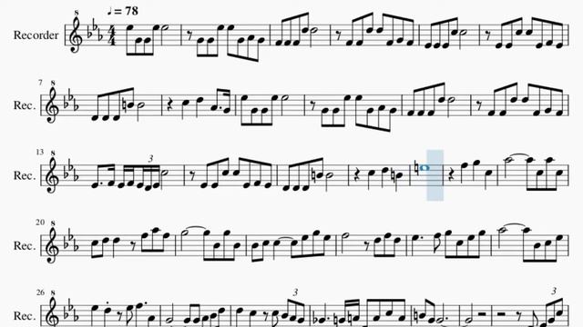 Recorder Sheet Music: How to play Love Story (Jess Gillam Sax Cover) by Francis Lai смотреть онлайн