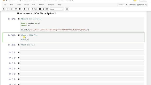 How to import JSON file in Python? смотреть онлайн
