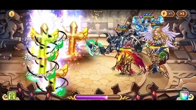 ?Idle Heroes?Хроники Идла! Три Лезвия Веры отправляют всех на мусорку и Разбор нового героя Гора смотреть онлайн