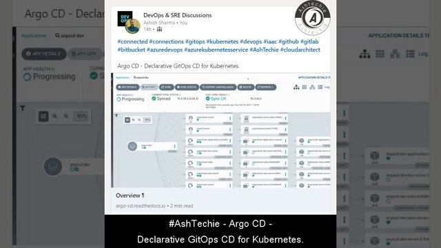 AshTechie - Argo CD GitOps Declarative GitOps CD for Kubernetes. смотреть онлайн