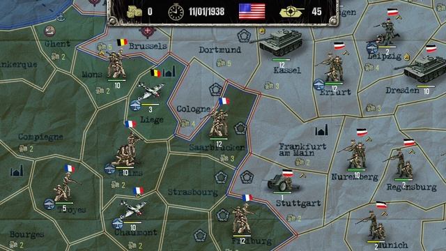 Strategy & Tactics Sandbox WW2. France mission #1 смотреть онлайн