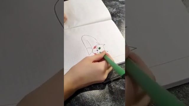 Как рисовать котика смотреть онлайн
