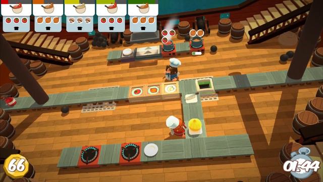 Overcooked - Act 5-6 - Finale (Walkthrough - PC) смотреть онлайн