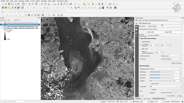 QGIS User 0039 - Landsat 9 смотреть онлайн