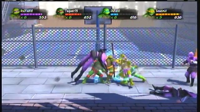 TMNT Turtles in Time RS Xbox 360 4 Player Co-op Stage 02 Alleycat Blues смотреть онлайн