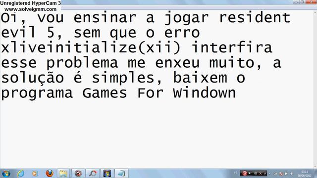Resident Evil 5, E_FAIL xliveinitialize(&xii) Resolvido смотреть онлайн