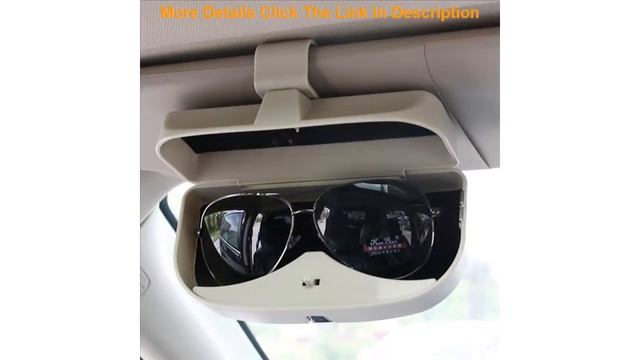 Car glasses case car sun visor bill glasses clip multi-function car glasses storage box смотреть онлайн