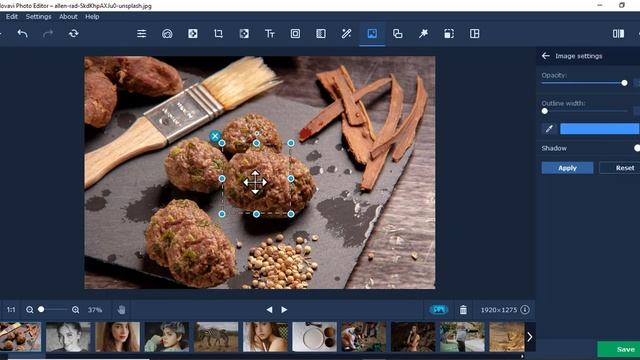 Cut Out An Image In Movavi Photo Editor смотреть онлайн