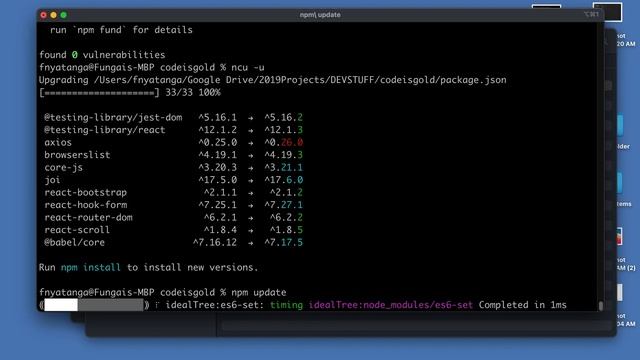 Update React Project Packages to Latest Release смотреть онлайн