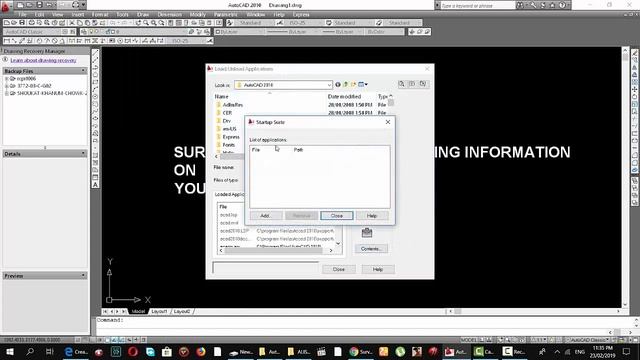 Auto Lisp & Menus Load in Auto CAD. смотреть онлайн