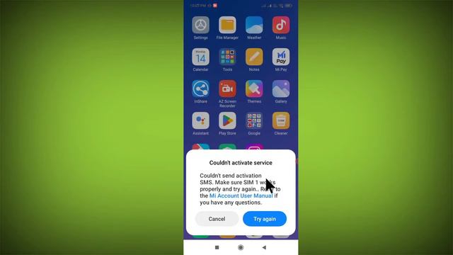 Couldn't activate "Mi Message" | Couldn't Activate Service Tap to try Again Redmi смотреть онлайн