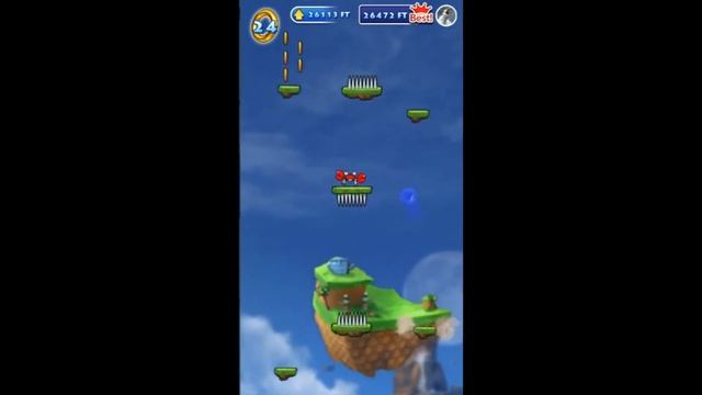 Sonic Jump (Facebook Instant Gaming) Gameplay смотреть онлайн