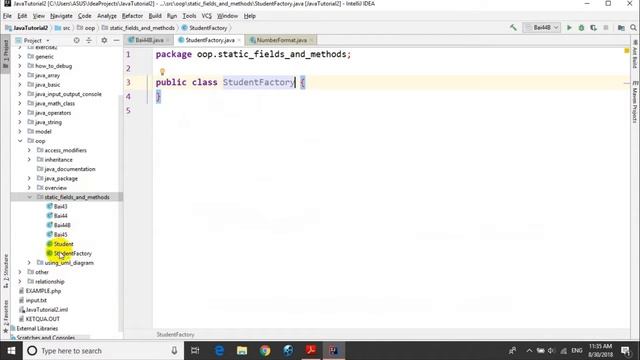 Java 44B Giới thiệu Factory methods các phương thức nhà máy смотреть онлайн