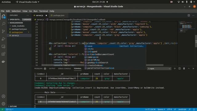 node, mongo and docker crud and nested queries made simple 001 смотреть онлайн