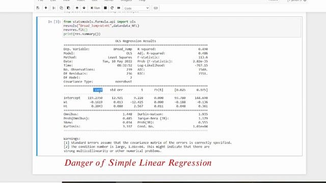 Multiple linear regression in Python (Using Real-World Data - NFL 2020 Combine) смотреть онлайн
