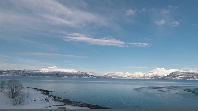 #Fjord #View At #Alta #Norway #RouteE6 #ScenicDrive #RoadTrip #Mountains