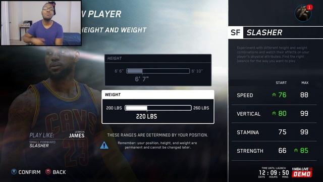 NBA Live 16 PS4 Gameplay - DEADLIEST SMALL FORWARD CREATION! BEST FACE SCAN!! смотреть онлайн