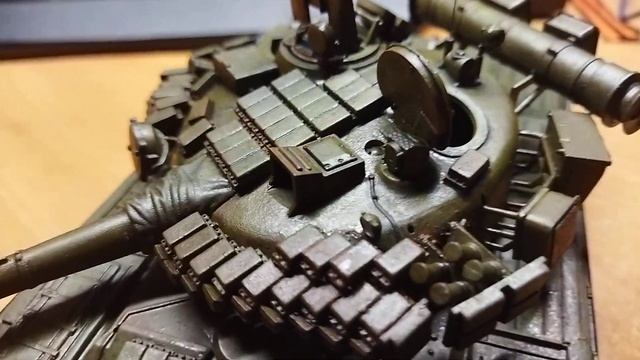 т 80бв от фирмы звезда, 1:35 масштаб. ржавчина,масляная краска, результат. смотреть онлайн