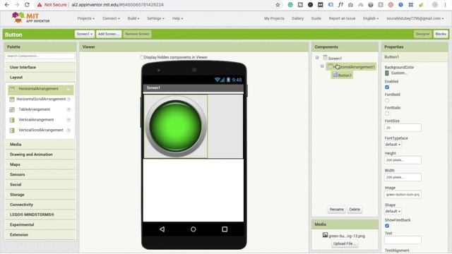 MIT App Inventor Button Tutorials | Tutorials #2 смотреть онлайн