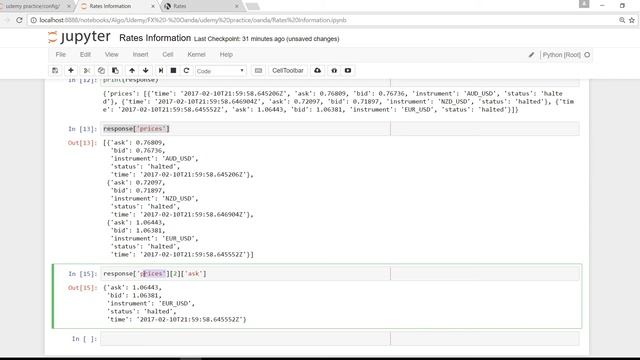 Python algo Trading: FX Trading with Oanda - How to Extract Market Rates смотреть онлайн