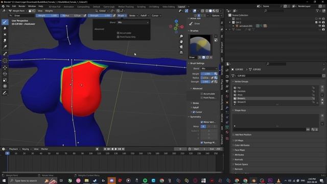 Breast Collision and Jiggle Physics in Blender through Cage Deforms - Kris Stone смотреть онлайн