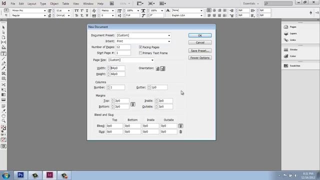 Adobe InDesign CS6 - Interior Design Portfolio - Part 1 - UI and New Document - Brooke Godfrey смотреть онлайн