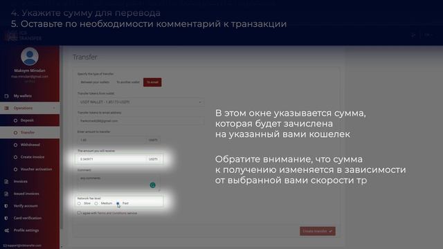 4.2 - Перевод на E-mail смотреть онлайн