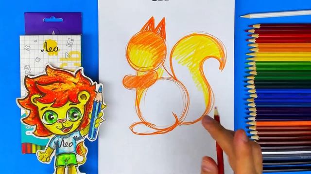 Как нарисовать БЕЛКУ - учимся рисовать Белочку смотреть онлайн