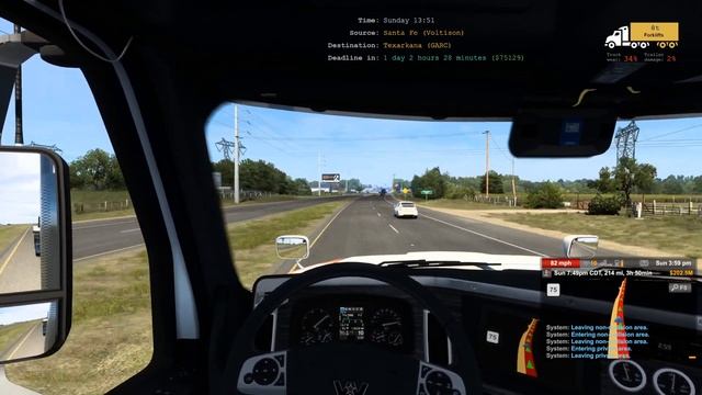 American Truck Simulator - Convoy Night - 1.48 Open Beta with the Western Star 49X PowerHood смотреть онлайн