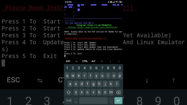 sms bombing with termux free 500 message in one click смотреть онлайн