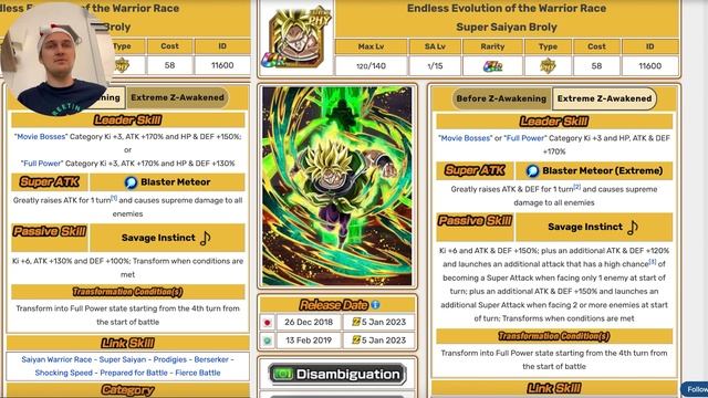 Обзор Броли и Годжита Блу EZA! Dokkan Battle (RUS)