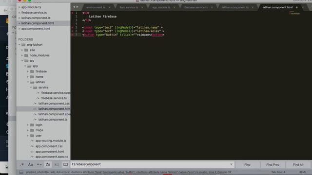 CRUD firebase with angular 5 смотреть онлайн