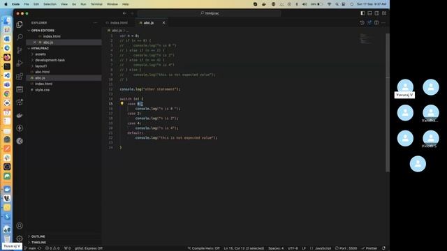 Javascript Flow control statements and operators intro [Tamil] 2023-SEP-17 смотреть онлайн