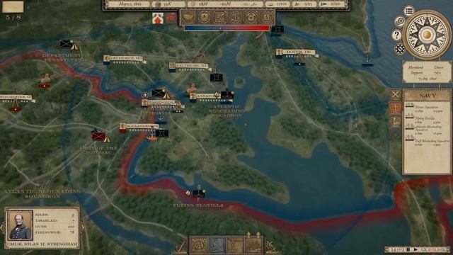WAR! - Grand Tactician: The Civil War Union Campaign - 1 смотреть онлайн