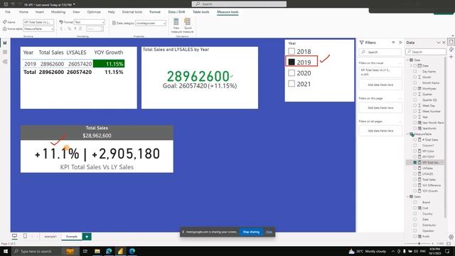 POWER BI | How to Create KPI Visuals In Power BI смотреть онлайн