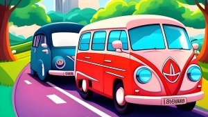 Мультик про "Забавные Приключения Веселых Машинок" Сказки для детей