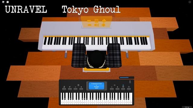 Tokyo Ghoul OP - Roblox Piano смотреть онлайн